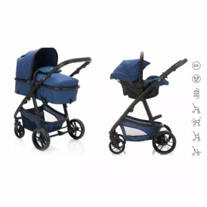 Fillikid Panther 3 in 1 blau melange