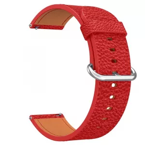 Very Dream Curea piele, compatibila Cookoo Smart Watch, telescoape QR, 18cm, Rosu