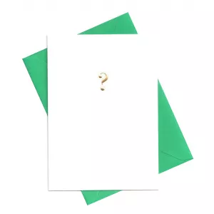 Portico Designs Felicitare - Question Mark