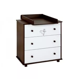 Klups Comoda cu masa de infasat Safari Giraffe Venghe