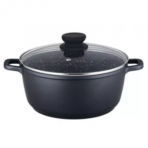 Zephyr Cratita marmorata, 28 cm, 6.5 l, Negru Z4318M28