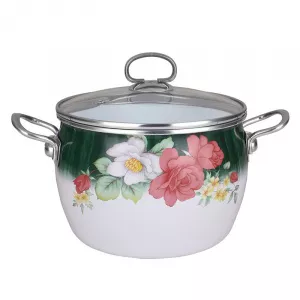 Zephyr Oala 22 cm, 5.8 l, capac sticla ZP4518B22