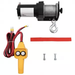 vidaXL Vinci electric cu telecomandă cu fir 12 V, 907 KG