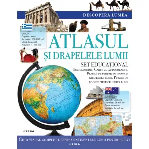 Litera Descoperă lumea. Atlasul și drapelele lumii