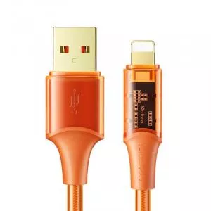 Mcdodo Cablu Amber Series Fast Charging Lightning, 1.2m Orange