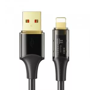 Mcdodo Cablu Amber Series Fast Charging Lightning, 1.2m Black