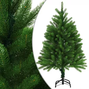 vidaXL Brad de Crăciun artificial ace cu aspect natural 120cm verde