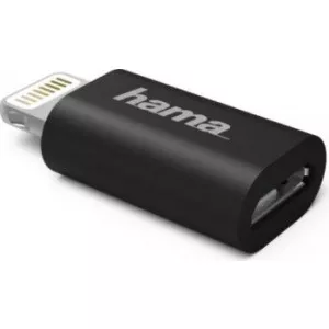 HAMA Micro USB la Lightning Negru 178400