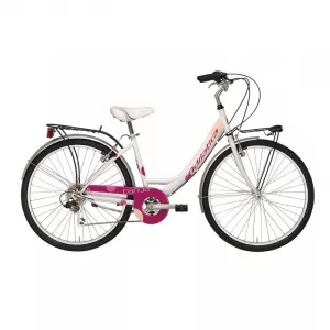 Adriatica Bicicleta Panda 26 Lady 6V alb/roz 42 cm