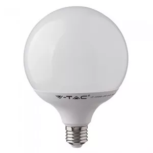 V-TAC Bec LED - Cip SAMSUNG 18W E27 Plastic G120 3000K