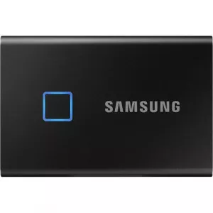 Samsung T7 Touch, 2TB, USB-C 3.1, Metallic Black