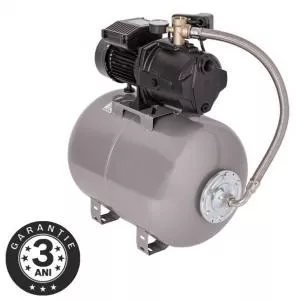 Wasserkonig Hidrofor cu pompa autoamorsanta WSK4044-50, fonta, putere 850 W, debit 4020 l/h, inaltime refulare 44 m, vas de expansiune 50 litri