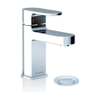 RAVAK Baterie lavoar stativa Chrome (cu ventil)