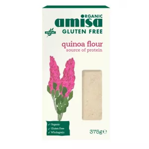 Amisa Organic Faina de quinoa fara gluten bio 375g
