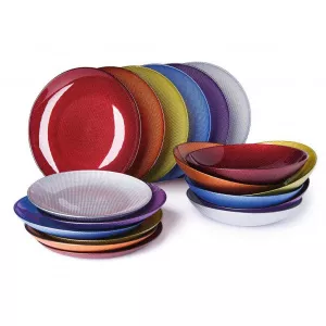 Excelsa Set de masa 18 piese Diamond Multicolor