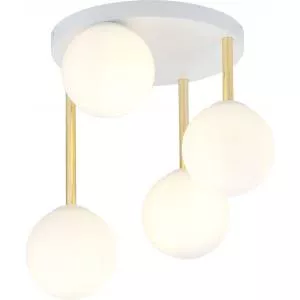 EMIBIG Dolce lampă de tavan 4x10 W alb-lapte 1261/4