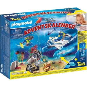 Playmobil Politia sub apa , Calendar Craciun 70776