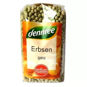 dennree Mazare Verde Intreaga Bio 500g