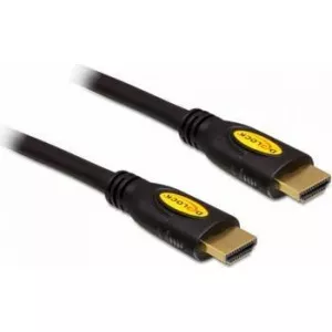 Delock Cable High Speed HDMI with Ethernet - HDMI-A male > HDMI-A male 4K 0.5 m 83737