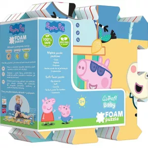 Trefl Covoras puzzle Summer , Peppa Pig, 8 piese