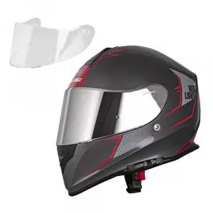 W-Tec Casca moto V127 Red Light