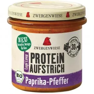 Zwergenwiese Crema tartinabila proteica bio cu lupin, ardei si piper, 290 g