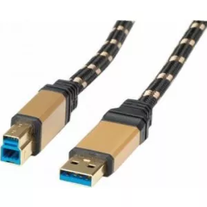 RoLine USB 3.0 tip A la tip B Gold T-T 3m Negru