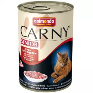 Animonda Cat Carny Senior, bovine și inimă de curcan 200 g (83711)