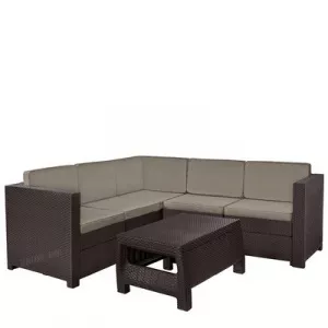 Keter Set cu masuta cafea maro Provence 227777