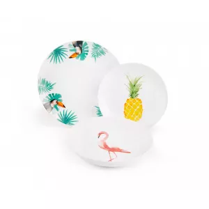 Excelsa Set de masa 18 piese Tropical Paradise