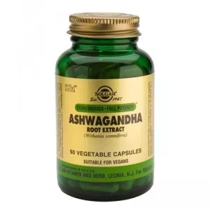Solgar Ashwagandha Root Extract, S.F.P. 60 Caps.