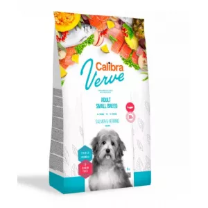 Calibra Dog Verve GF Adult Small cu Somon si Hering, 6 kg