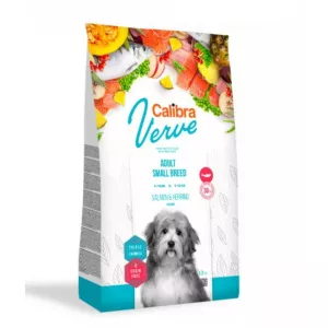Calibra Dog Verve GF Adult Small cu Somon si Hering, 1.2 kg