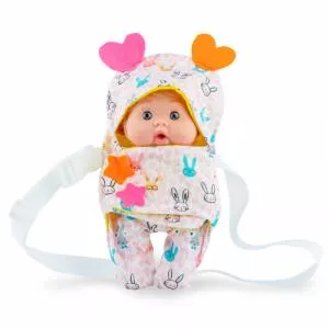 Marina & Pau Papusa si sistem de purtare  Nenotin 21 cm Roxi