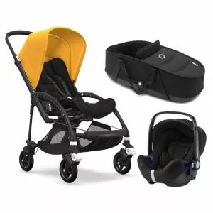 Bugaboo Bee 5 Black Sunrise Yellow 3 in 1