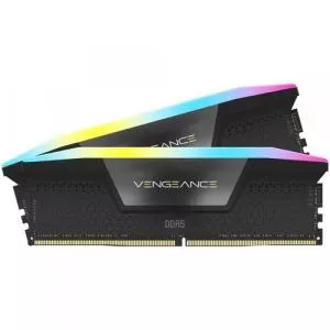 Corsair VENGEANCE® RGB 48GB (2x24GB) DDR5 DRAM 6000MT/s CL36 Memory Kit — Black CMH48GX5M2E6000C36