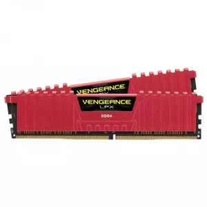 Corsair (2 x 8GB)  DDR4  2400MHz CL14 Vengeance LPX Red CMK16GX4M2A2400C1R