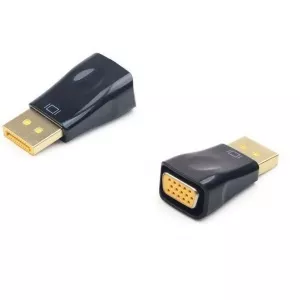 Gembird DisplayPort to VGA adapter, black A-DPM-VGAF-01