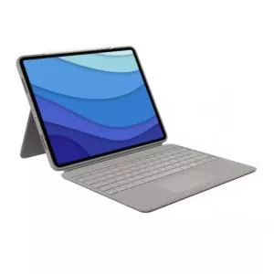 Logitech Combo Touch Detachable Keyboard Case  Trackpad  Sand 920-010222