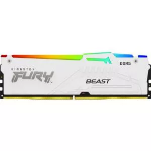 Kingston FURY Beast RGB White 16GB DDR5 6000MHz CL36