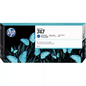 HP  747 300-ml Chromatic Blue DesignJet Ink Cartridge P2V85A