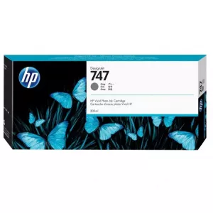 HP 747 300-ml Gray DesignJet Ink Cartridge P2V86A