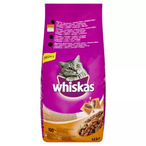 Whiskas Hrana uscată cu pui 14 kg