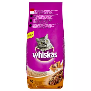 Whiskas Hrana uscată cu bovine 14 kg