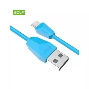 Golf USB la USB Type C Diamond Sync Cablu albastru 1m 2A GC-27t CYAN