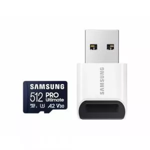 Samsung microSDXC PRO Ultimate  512GB, Class 10, + Adaptor USB MB-MY512SB