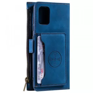 Xiaomi Note 10 Pro Max / Redmi Note 10 Pro Flip Cu Suport Pentru Carduri Albastra