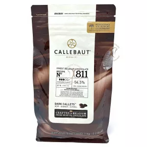 Callebaut Ciocolata Neagra 54,5% Recipe 811, 1 Kg