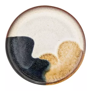 Bloomingville Platou din gresie ceramică Jules, ø 28,5 cm, multicolor