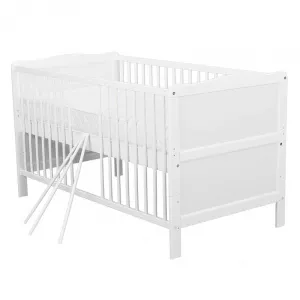 BabyNeeds Nadia 140x70 cm Alb